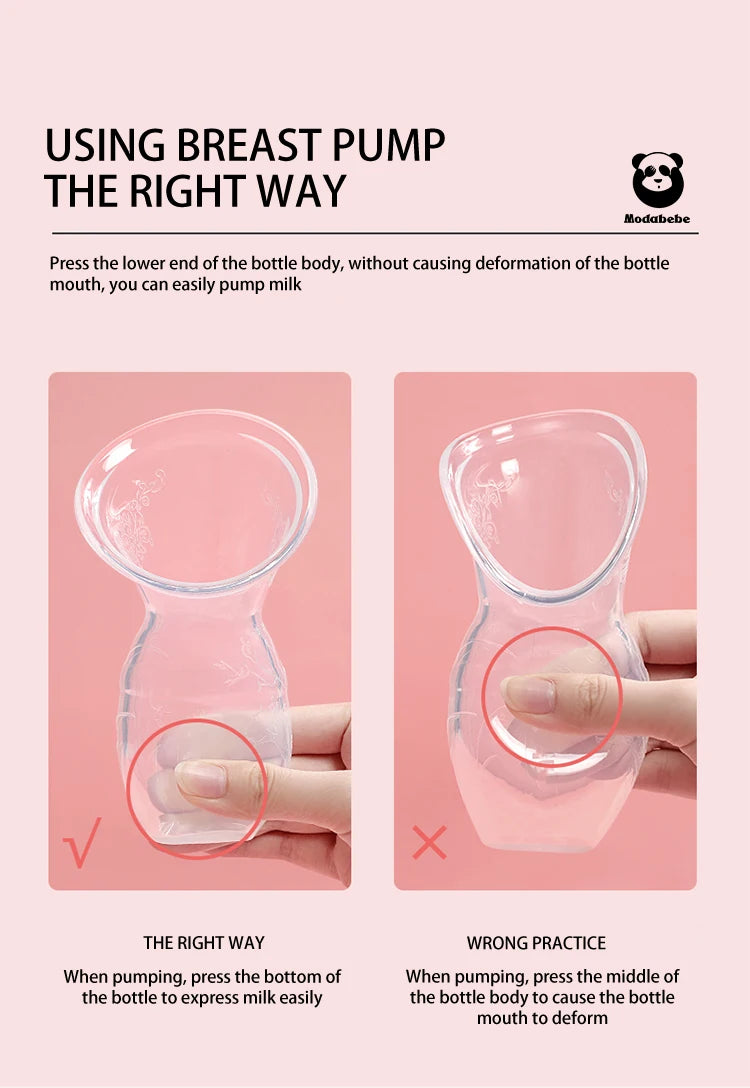 Food-Grade Silicone Breast Milk Collector – Non-Toxic & Comfortable