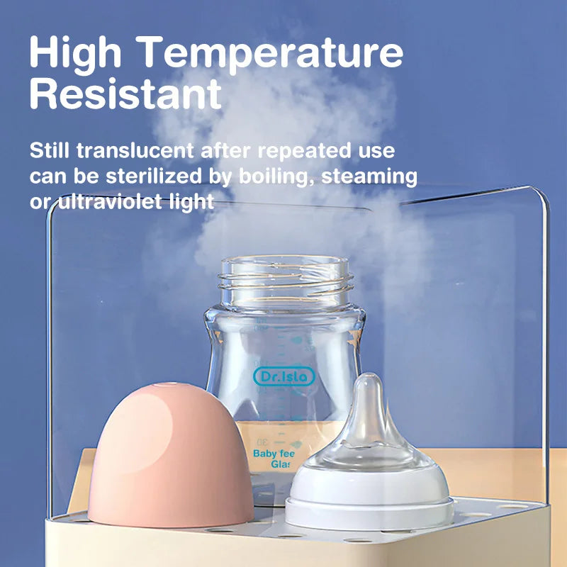 Glass Feeding Baby Bottle Infant 0-3 Month BPA Free ,Anti-colic