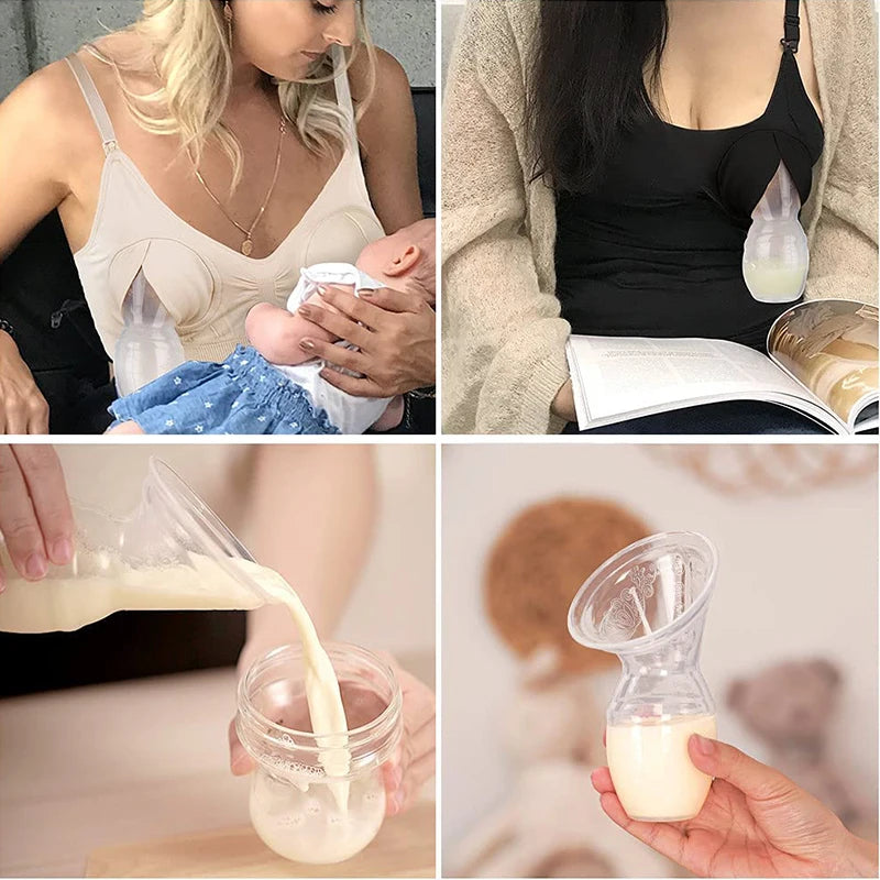 Food-Grade Silicone Breast Milk Collector – Non-Toxic & Comfortable