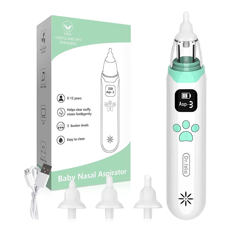 Electric Baby Nasal Aspirator – Safe, Silent Nose Cleaner for Newborns & Infants (Models U94 & U90)
