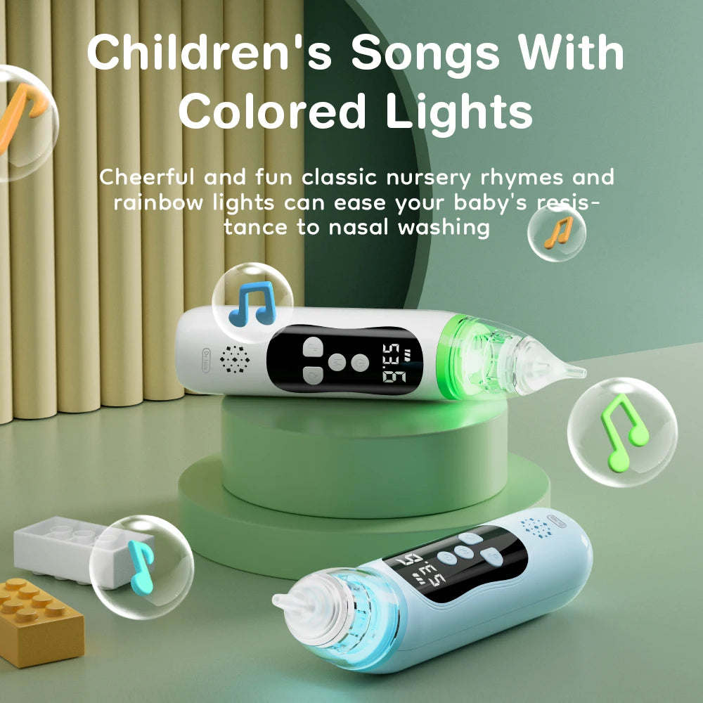 Electric Baby Nasal Aspirator – Safe, Silent Nose Cleaner for Newborns & Infants (Models U94 & U90)