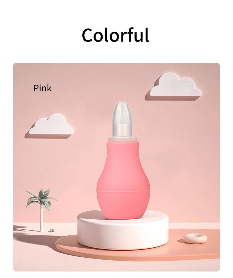 Soft Baby Nose Cleaner – Food-Grade Silicone, No Backflow