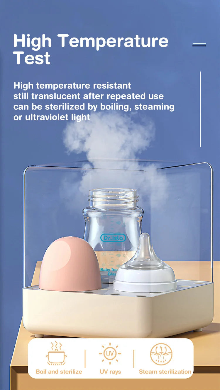 Glass Feeding Baby Bottle Infant 0-3 Month BPA Free ,Anti-colic