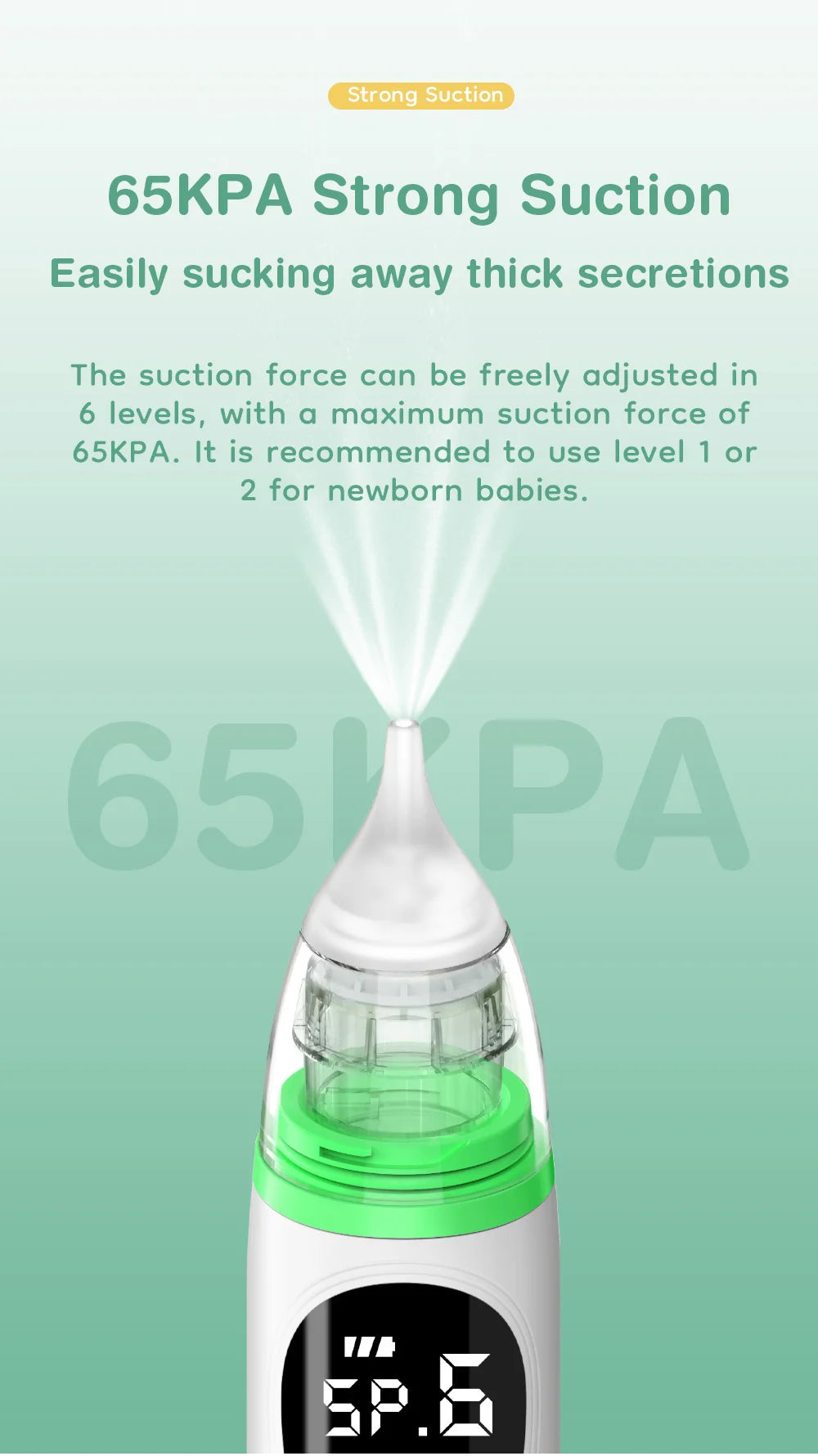 Electric Baby Nasal Aspirator – Safe, Silent Nose Cleaner for Newborns & Infants (Models U94 & U90)