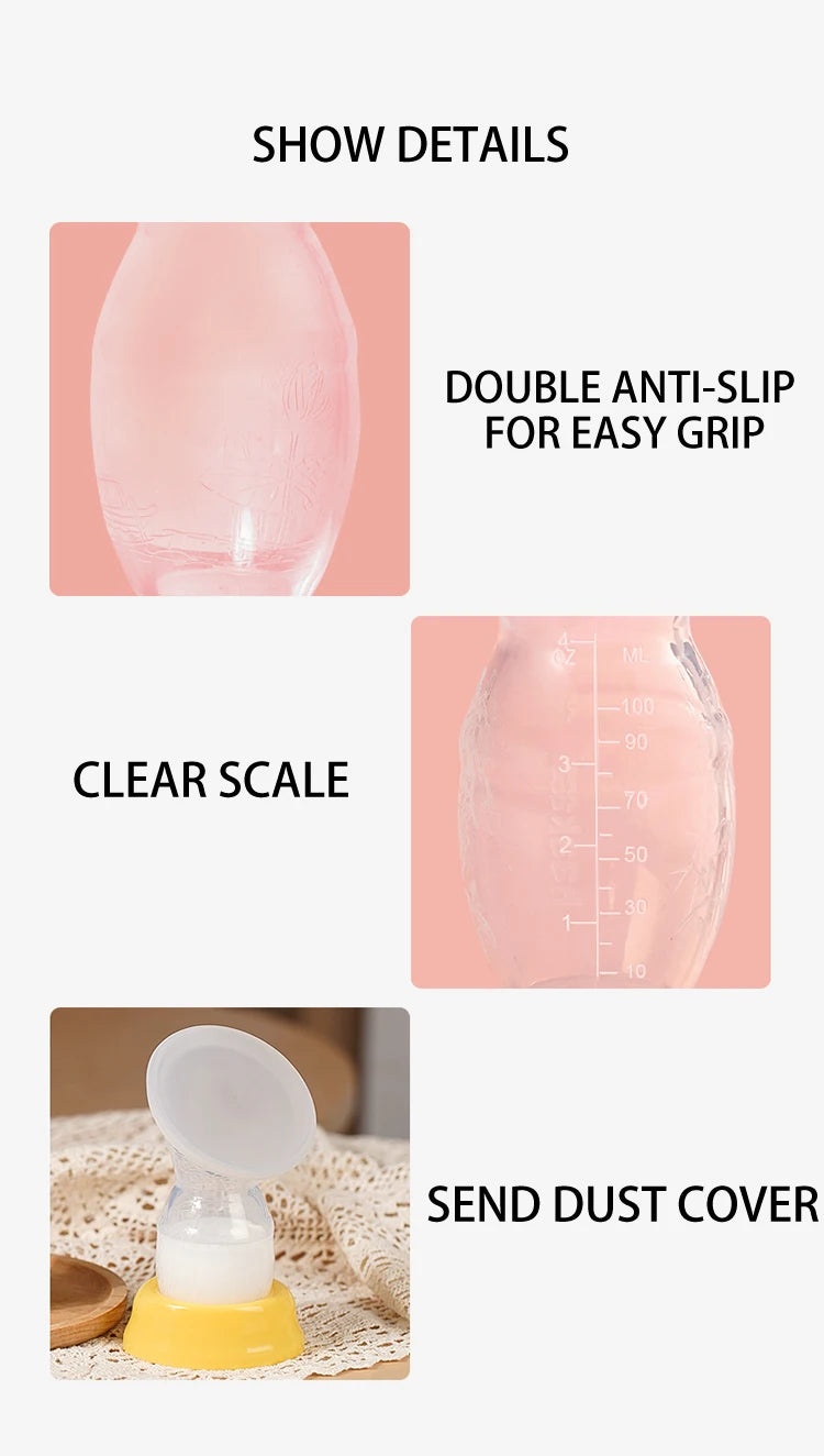 Food-Grade Silicone Breast Milk Collector – Non-Toxic & Comfortable