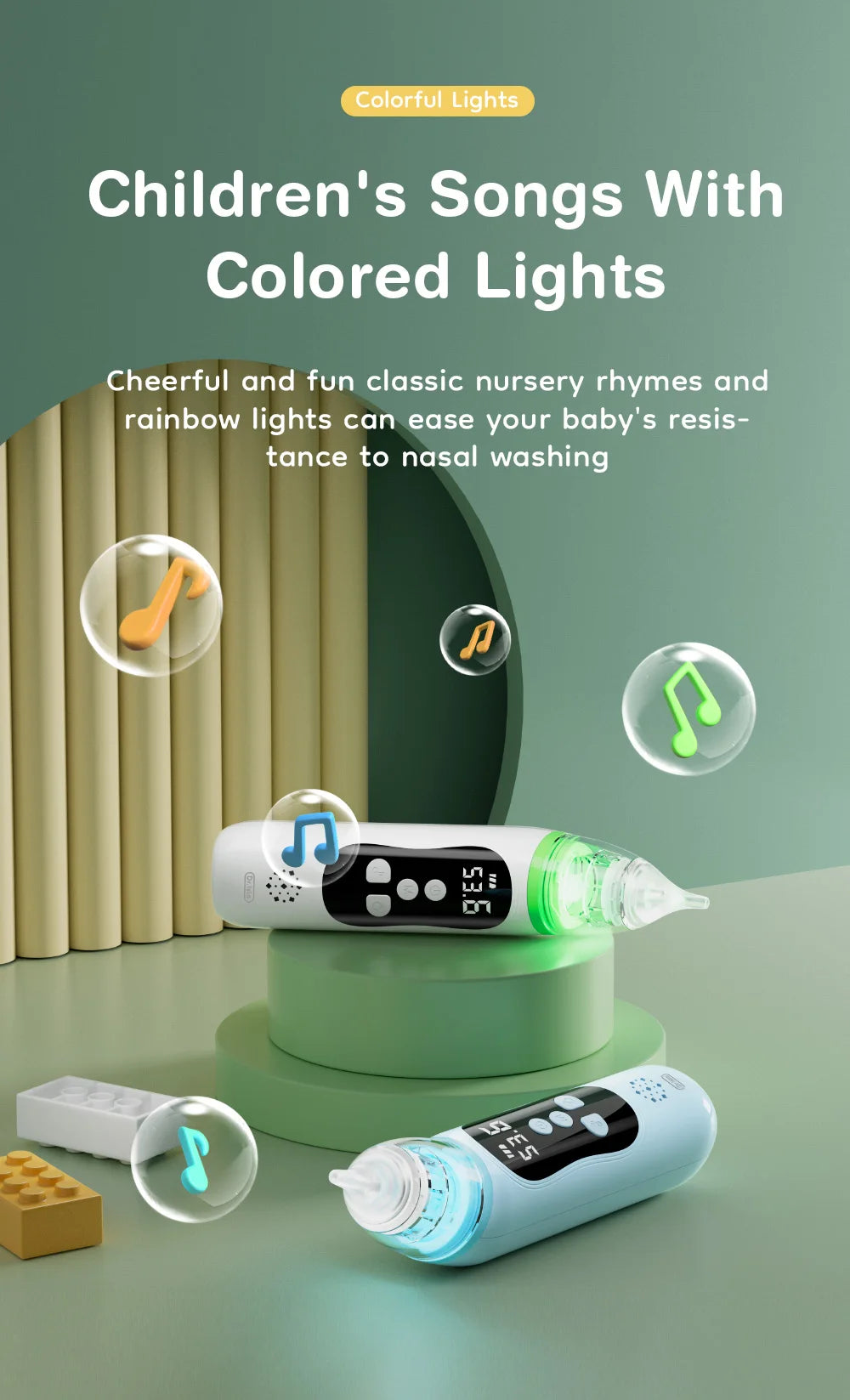 Electric Baby Nasal Aspirator – Safe, Silent Nose Cleaner for Newborns & Infants (Models U94 & U90)